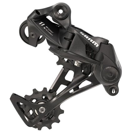 měnič SRAM NX 11 speed, dlouhé vodítko, černý (Velikost 11sp)