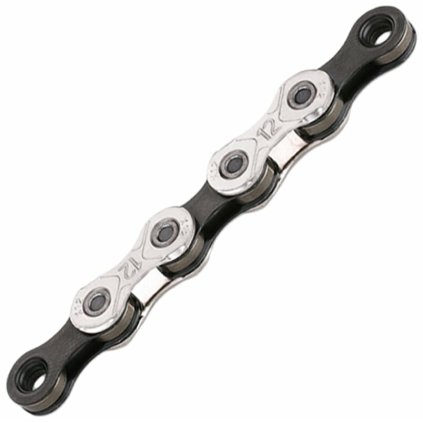 řetěz KMC X-12 Ni černo/stříbrný balení PE 126 čl. (Barva stříbrná, Velikost 12sp)