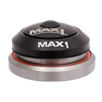 integrované asymetrické hlavové složení MAX1 1,5" a 1 1/8" černé (Barva černá, Velikost 1,5" 1 1/8")