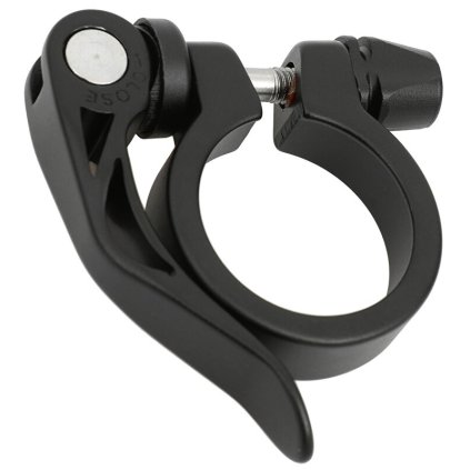 sedlová objímka BASIC 34,9 mm rychloupínací matná černá (Barva černá, Velikost 31,8 mm)