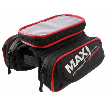 brašna MAX1 Mobile Two červeno/černá (Barva červená)