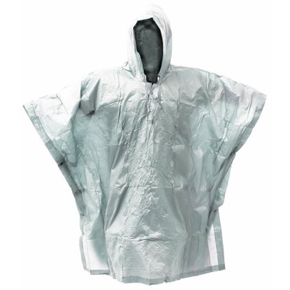 pláštěnka PVC pončo čirá (Barva čirá)