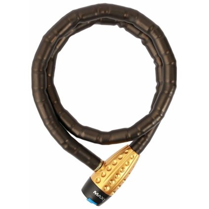 zámek MOTO MAX1 1000x18 mm 4 klíče (Barva černá, Velikost 1000)