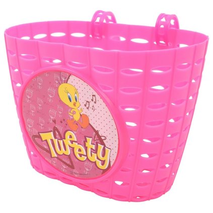 koš přední dětský růžový TWEETY (Barva růžová)
