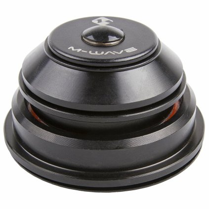 semi-integrované asymetrické hlavové složení M-WAVE 1,5" a 1 1/8" černé (Barva černá, Velikost 1,5" 1 1/8")