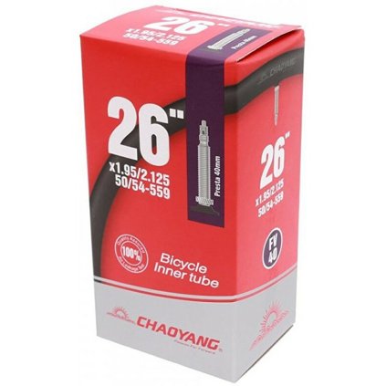 duše CHAOYANG 26x1,95/2,125 (50/54-559) FV 40 mm (Barva ventil FV, Velikost 26")