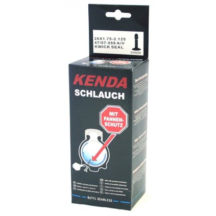 duše KENDA 26x1,75-2,125 (47/57-559) AV 40 mm s tmelem (Barva ventil AV, Velikost 26")