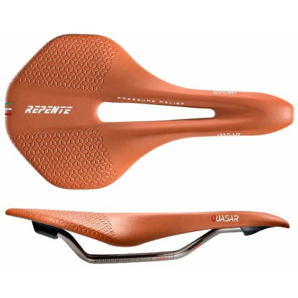 sedlo REPENTE Quasar hnědé / 142 mm / 170 g (Barva hnědá)