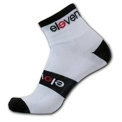 ponožky ELEVEN Howa PREMIUM vel. 39-41 (M) bílé/černé (Velikost M)