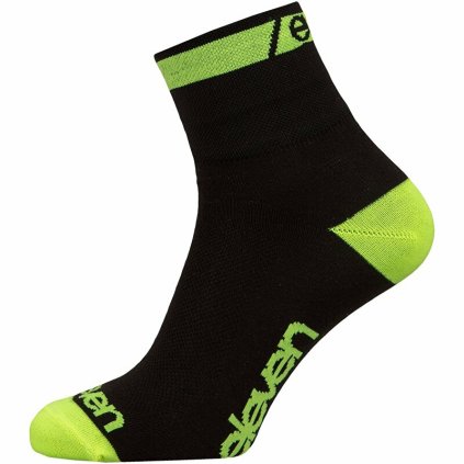 ponožky ELEVEN Howa EVN vel. 36-38 (S) fluo/černé (Barva černá, Velikost S)
