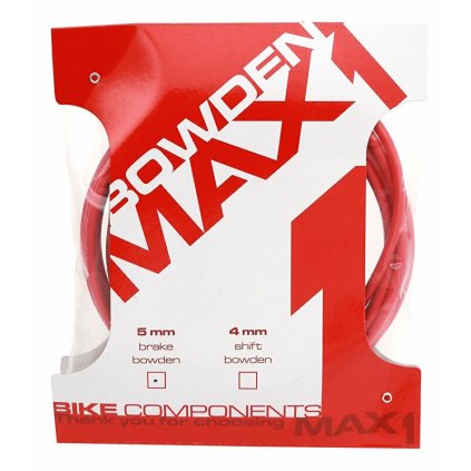 bowden MAX1 5 mm červený balení 3 m