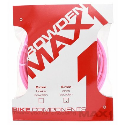 bowden MAX1 4 mm fluo růžová balení 3 m