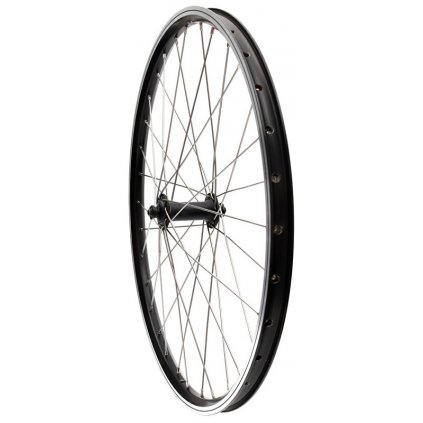 zapletené kolo 24" MAX1 V-brake přední černé/stříbrné