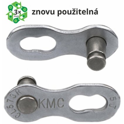 spojka řetězu 7/8R EPT povrch, šedý 7,3 mm, blistr cena za 2 kusy