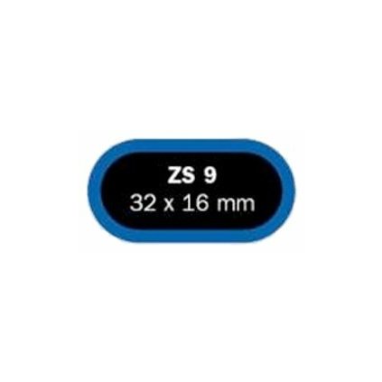 záplaty FERDUS ZS 9 32×16 mm, balení 50 ks