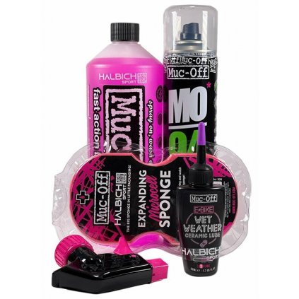 sada MUC-OFF E-Bike Clean, PROTECT & LUBE KIT - Základní sada