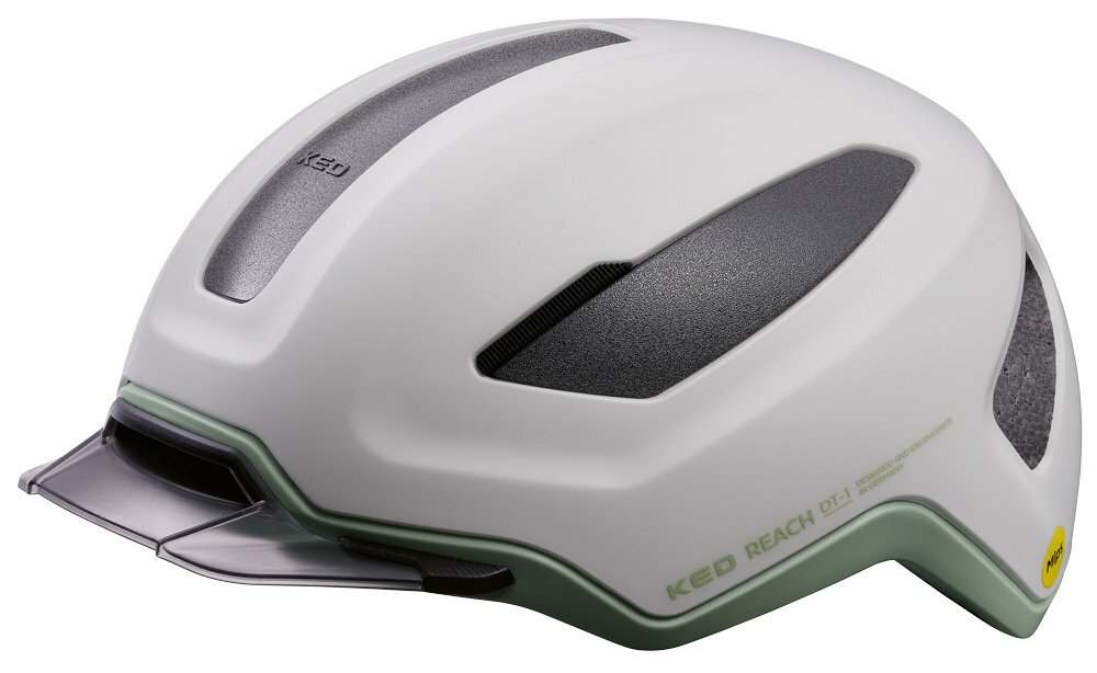 přilba KED Reach DT-1 MIPS M cloud grey light sage matt 54-58 cm Barva: Šedá, Velikost: M