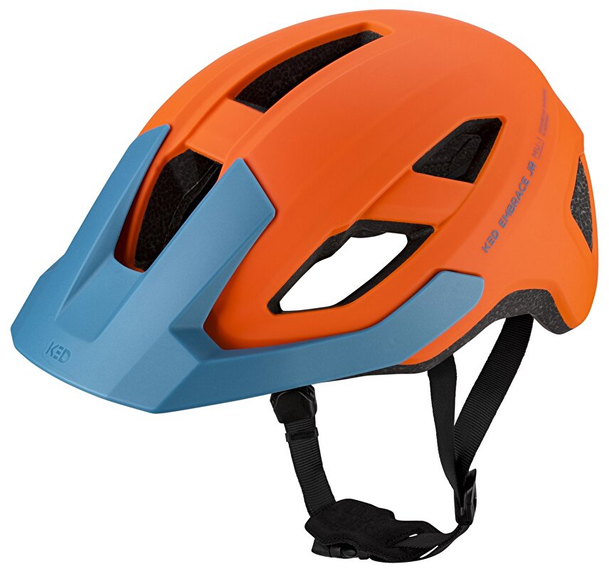 přilba KED Embrace Jr. S/M Petrol Orange Matt 52-58 cm Barva: Oranžová, Velikost: S/M
