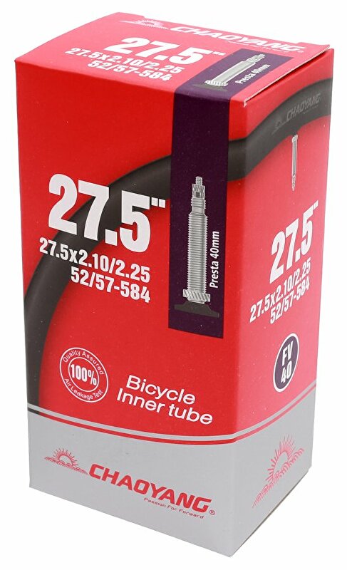 duše CHAOYANG 27,5x2,10/2,25 (52/57-584) FV 40 mm Barva: ventil FV, Velikost: 27,5"