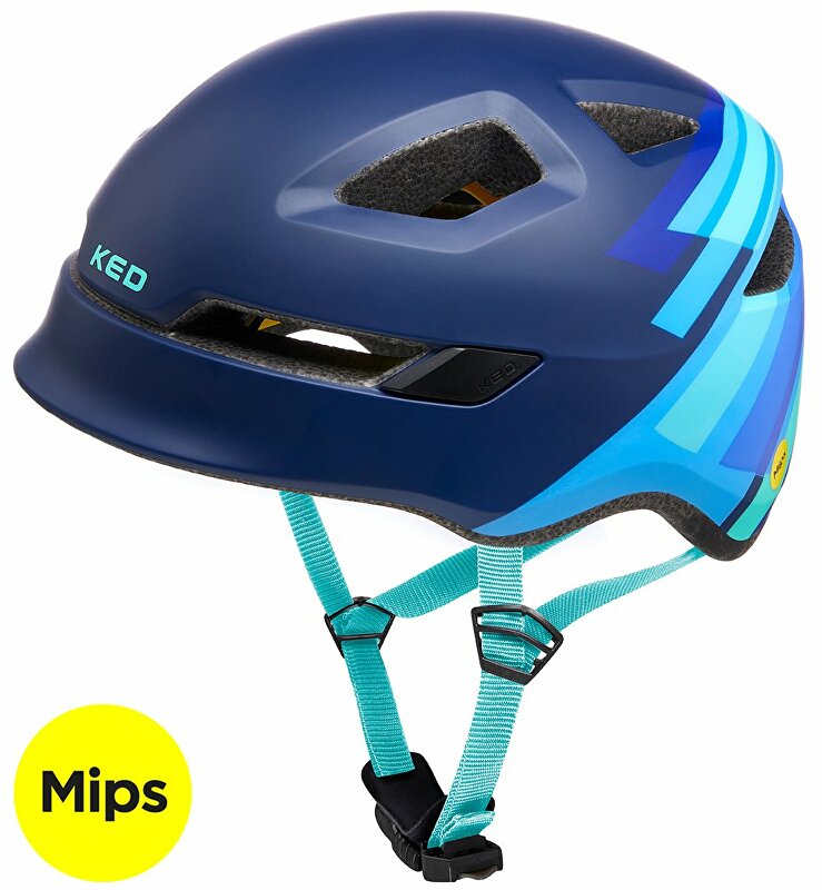 přilba KED Pop Mips S blue 48-52 cm Barva: Modrá, Velikost: S