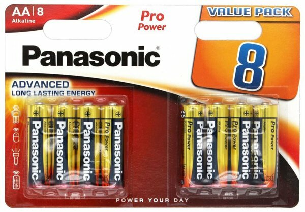 BASIC alkalické baterie AA Panasonic blistr 8 ks