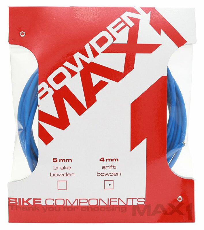 bowden MAX1 4 mm modrý balení 3 m Barva: Modrá