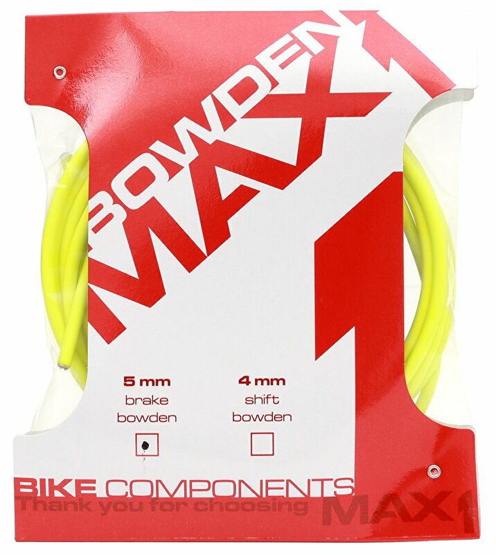 bowden MAX1 5 mm fluo žlutá balení 3 m Barva: fluo žlutá