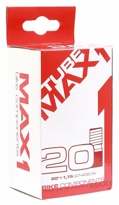 duše MAX1 20×1,95/2,125 AV (47/52-406) 36mm Barva: ventil AV, Velikost: 20"