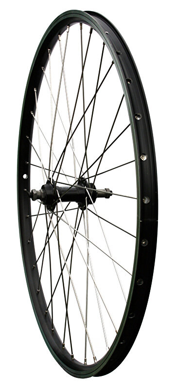 zapletené kolo 28/29" MAX1 V-brake zadní, ložisko, závit, černé/stříbrné Barva: Černá, Velikost: 28"