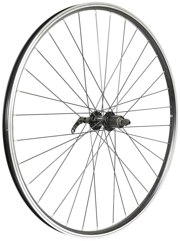 zapletené kolo 28/29" MAX1 V-brake zadní 8-11sp. černé Barva: Černá, Velikost: 28"