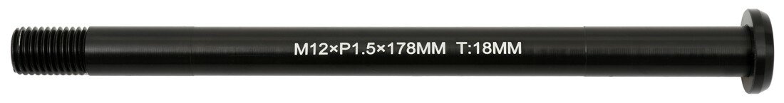 osa zadní MAX1 12/178 mm, závit M12x1,5 černá Barva: Černá, Velikost: 178
