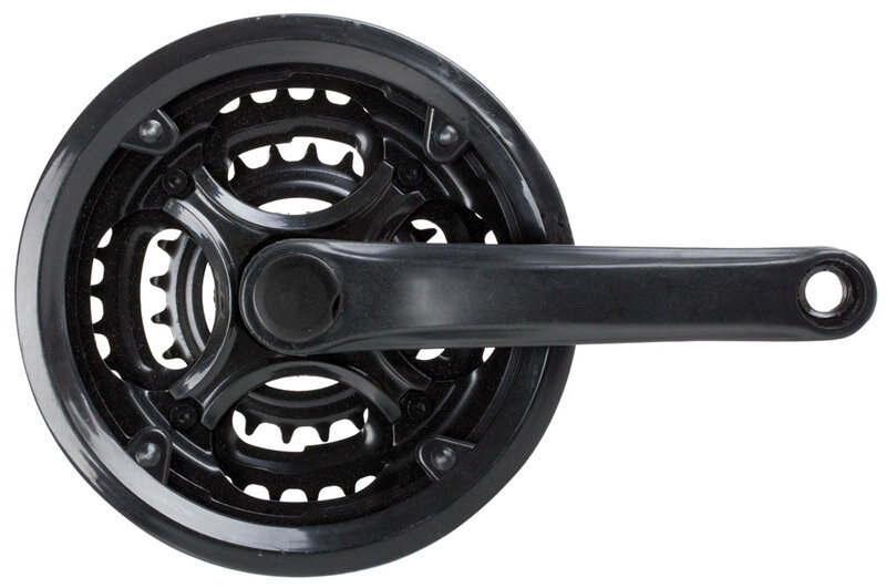 BASIC kliky LASCO Mtb 42-34-24z/170mm s krytem černé