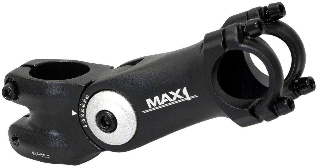stavitelný představec MAX1 105/60°/25,4 mm černý Barva: Černá, Velikost: 25,4