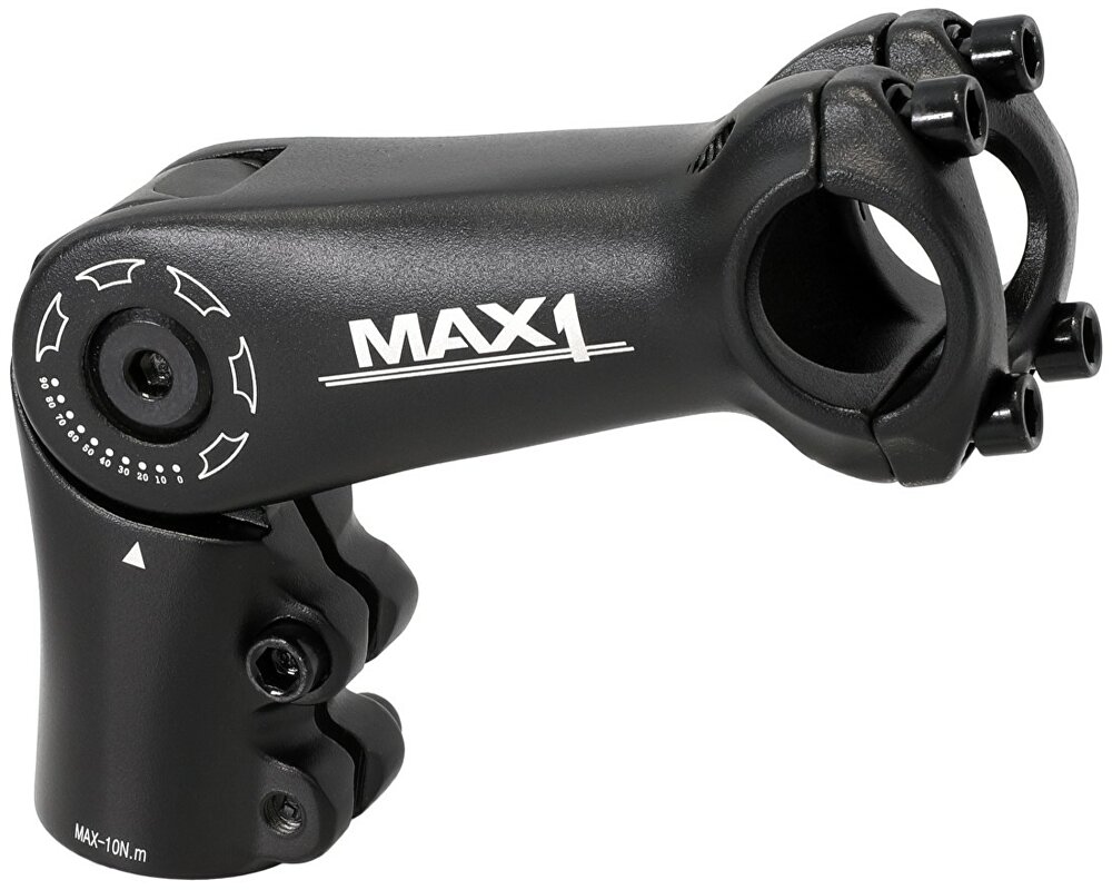 stavitelný představec MAX1 90/90°/25,4 mm černý Barva: Černá, Velikost: 25,4