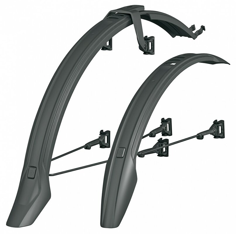 blatníky SKS Veloflexx 65 29" včetně vzpěr, černé Barva: Černá, Velikost: 29"