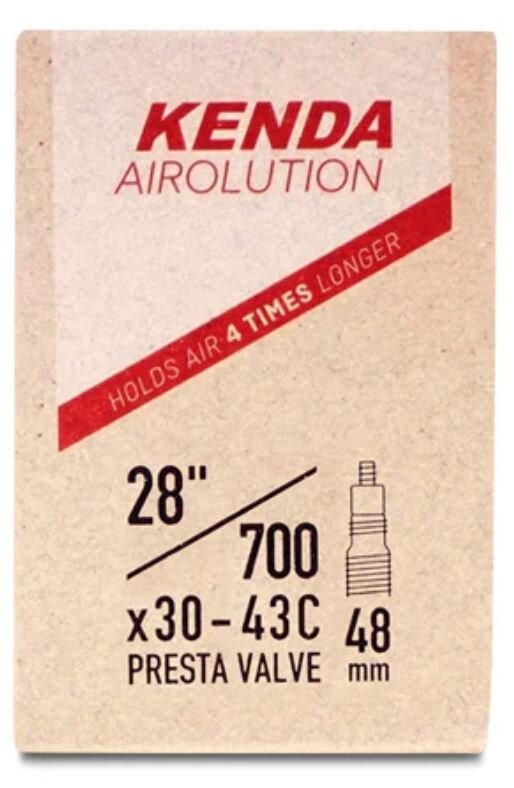 duše KENDA Airolution 700x30/43 (30-43-622/635) FV 48 mm Barva: ventil FV, Velikost: 28"