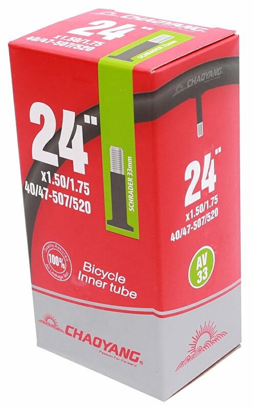 duše CHAOYANG 24x1,50/1,75 (40/47-507/520) AV 33 mm Barva: ventil AV, Velikost: 24"