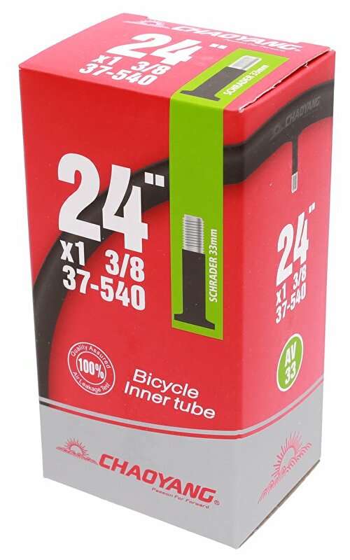 duše CHAOYANG 24x1 3/8 (37-540) AV 33 mm Barva: ventil AV, Velikost: 24"