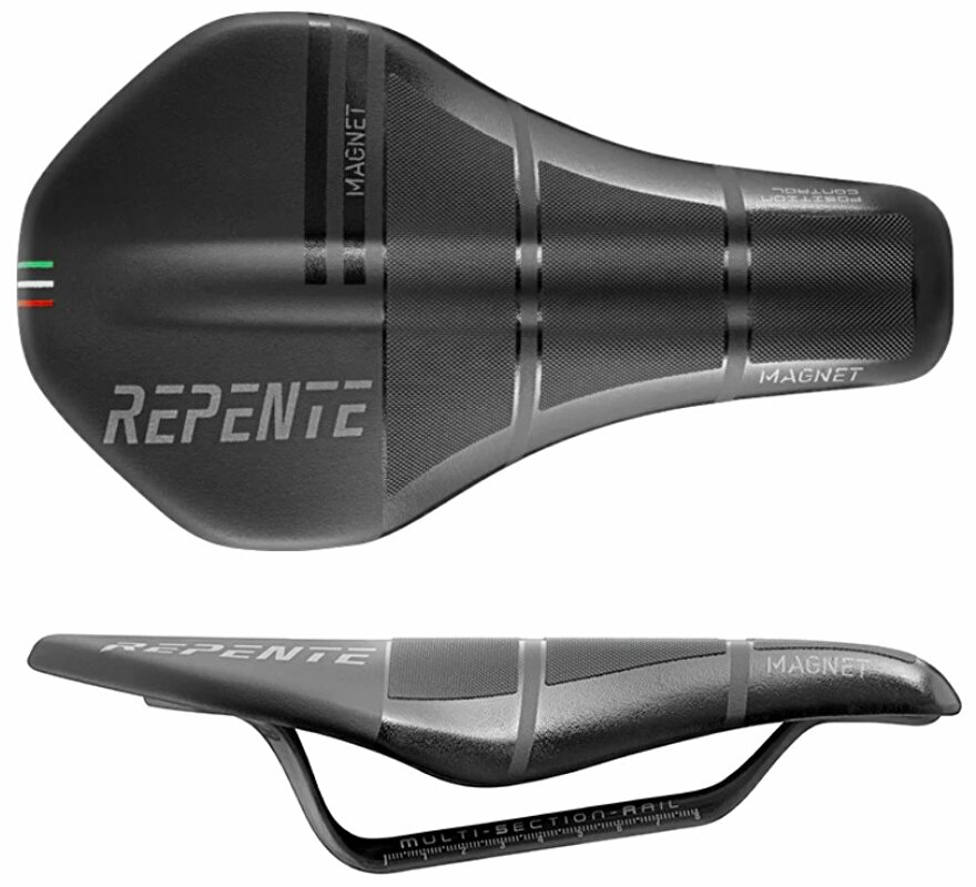 sedlo triatlonové REPENTE Magnet / 140 mm / 135 g Barva: Černá