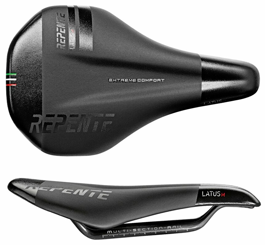 sedlo REPENTE Latus M / 142 mm / 140 g Barva: Černá
