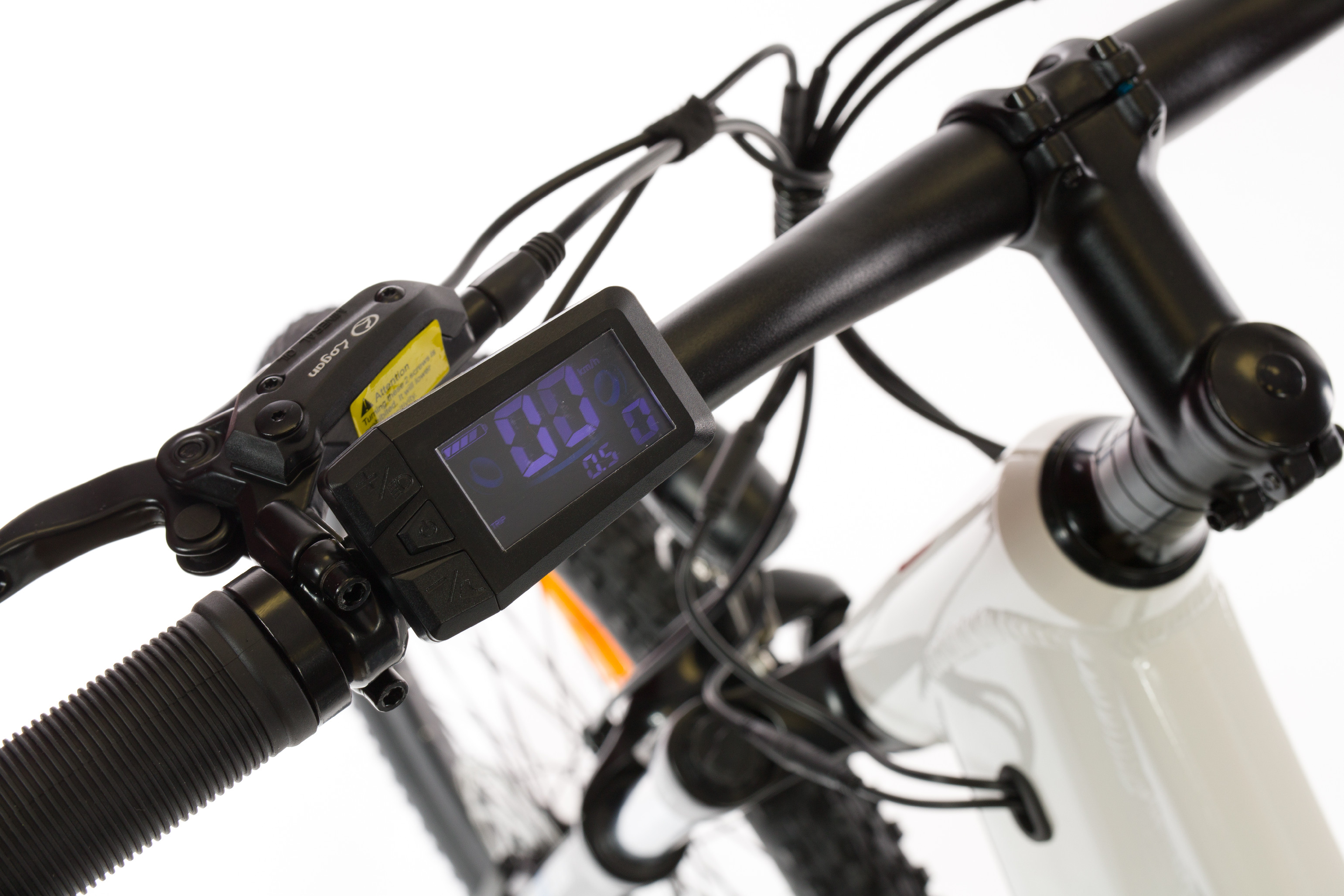 26" E-MTB Olpran Pluma  bílá/černá/červená (obrázek 18)