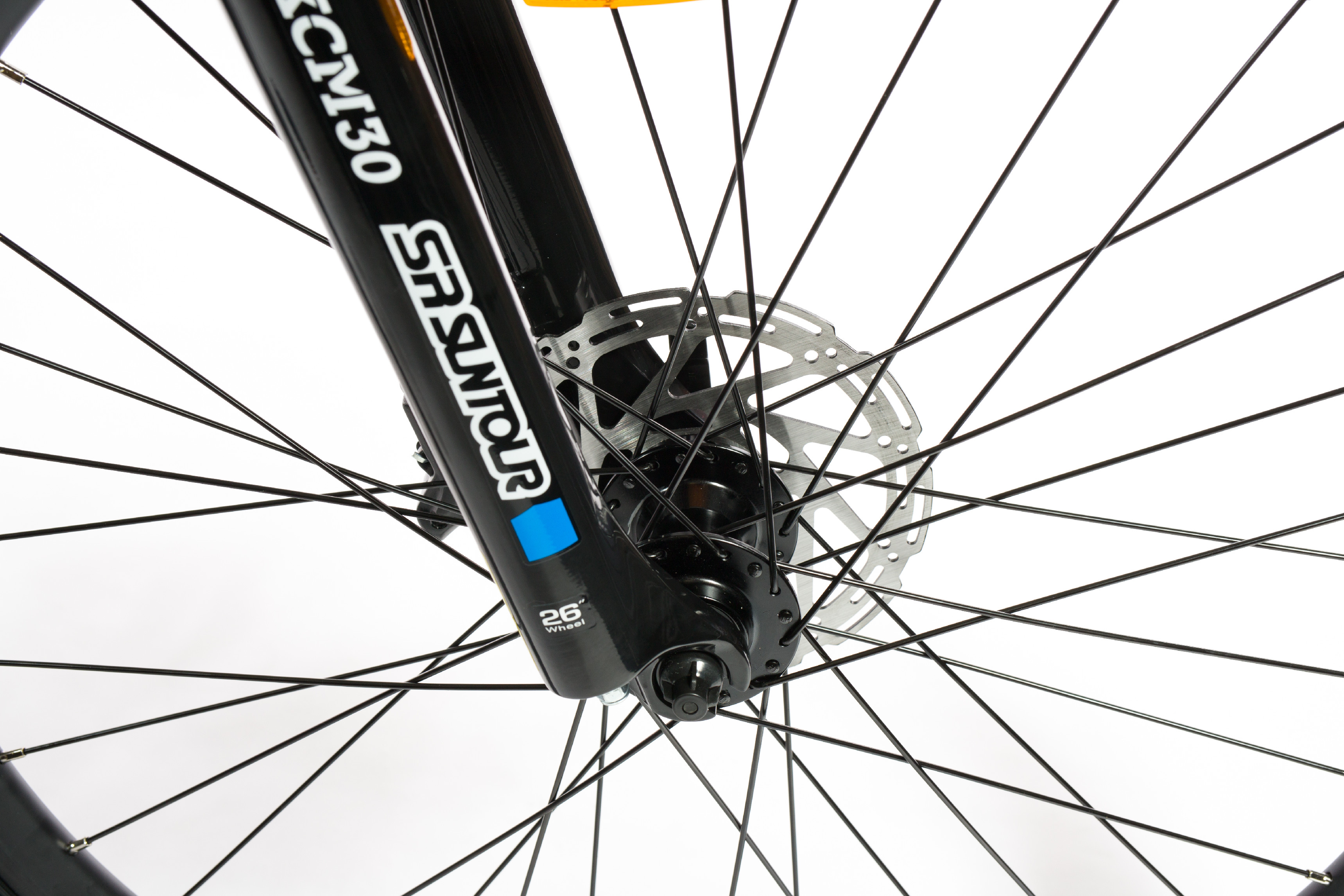 26" E-MTB Olpran Pluma  bílá/černá/červená (obrázek 8)