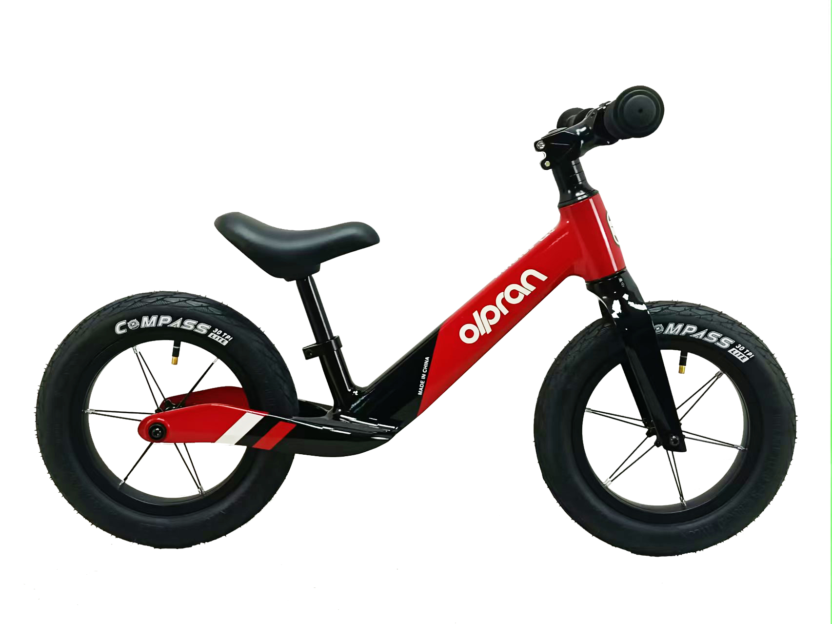 Olpran odrážedlo Bufotes purpurově červená/černá 12"