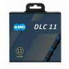 řetěz KMC DLC SL 11 modro/černý v krabičce 118 čl. (Velikost 11sp)