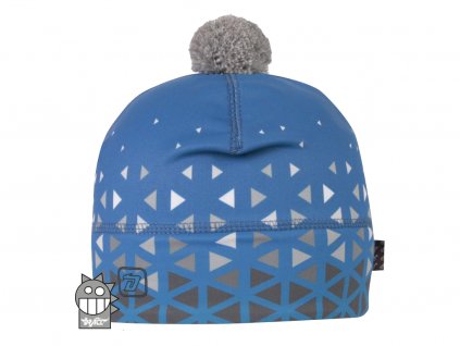 Chlapecká zimní funkční čepice Dráče - Flavio 008, modrá