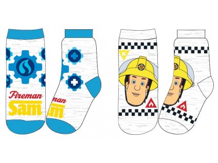 Chlapecké ponožky - Požárník Sam 5234068, světle šedý melír