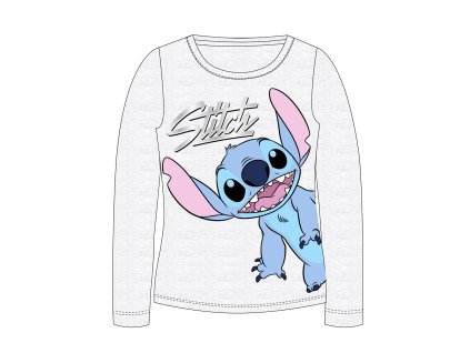Dívcí tričko Lilo a Stich 5202C384 sedy melir
