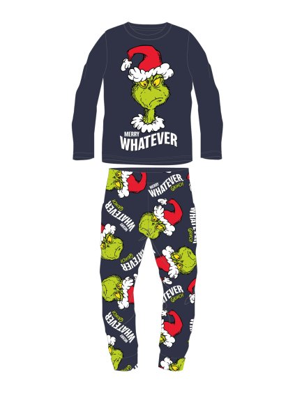 Chlapecké pyžamo - Grinch 5204023, tmavě modrá