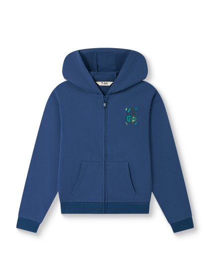 Chlapecká bavlněná mikina s kapucí