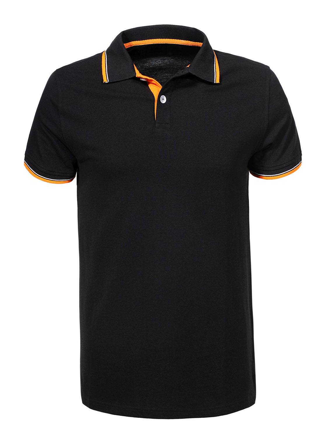 Pánské triko Polo - Glo-Story MPO-7150, vel. S-XXL Barva: Černá, Velikost: S